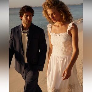 🤍✨Abercrombie & Fitch White Eyelet Skirt Set XS✨🤍